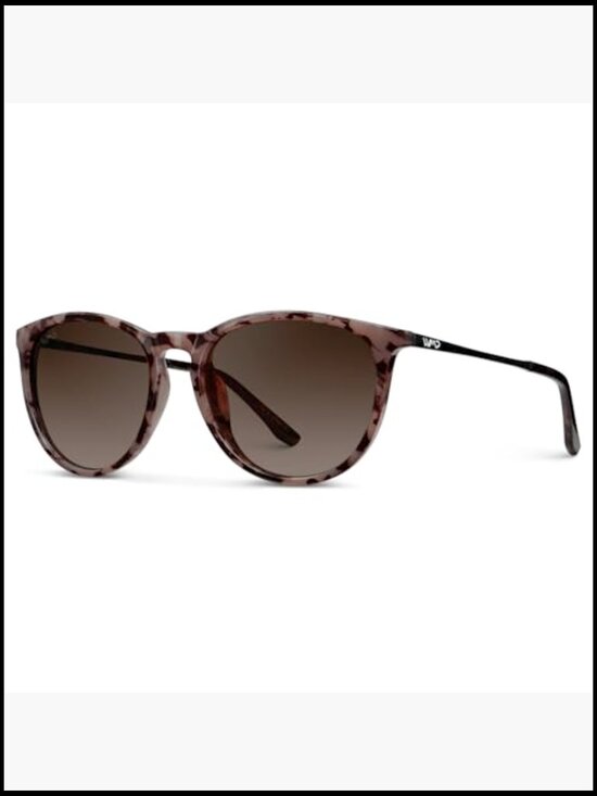 Retro Round Polarized Sunglasses UV400 Protection Lightweight Polycarbonate